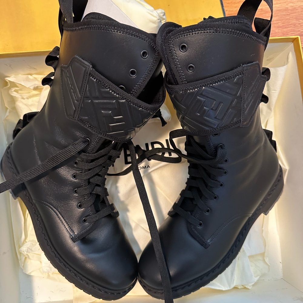 Fendi Biker Boots - Picture 3 of 10
